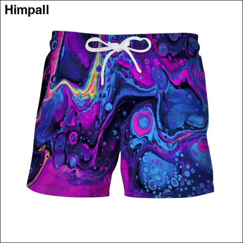 Casual Men’s Beach Shorts: Drifting Swimming Trunks - B / 2XL