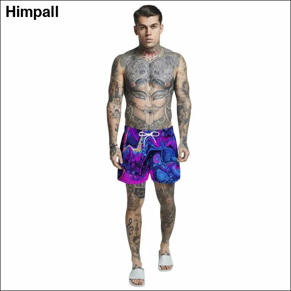 Casual Men’s Beach Shorts: Drifting Swimming Trunks