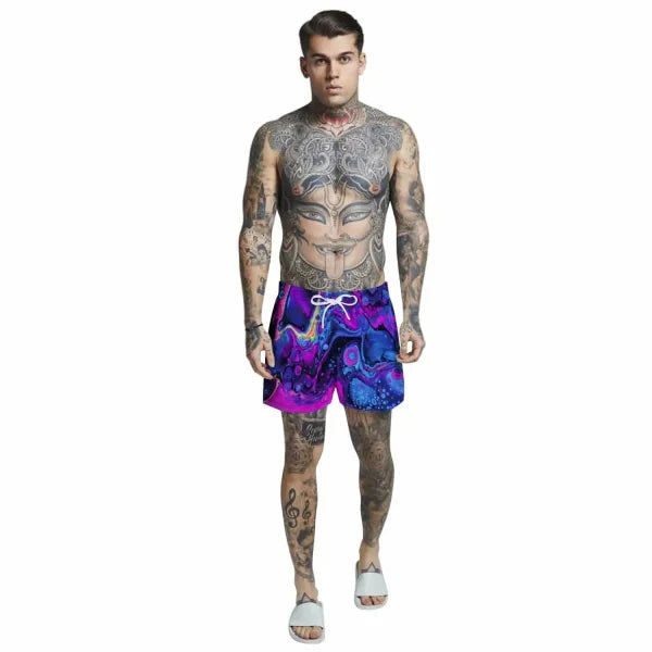 Casual Men’s Beach Shorts for Relaxed Summer Drifting Swimming Trunks - Himpall