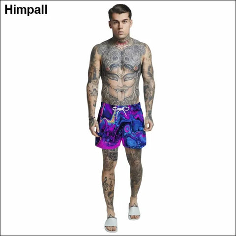 Casual Men’s Beach Shorts: Drifting Swimming Trunks