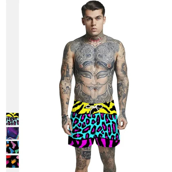 Casual Men’s Beach Shorts for Relaxed Summer Drifting Swimming Trunks - Himpall