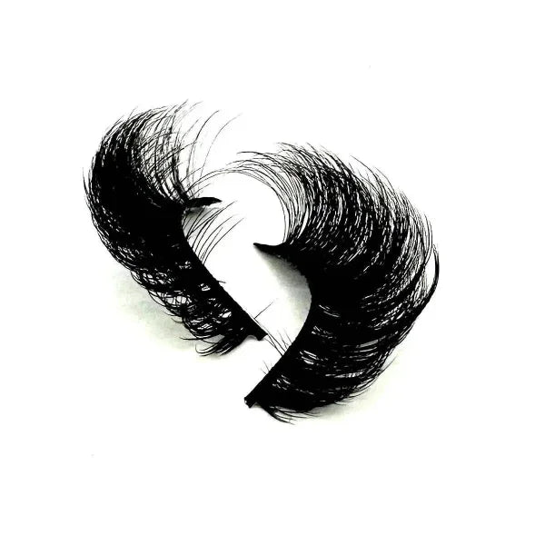 Cat Eye Lashes with 8D Wispy Faux Mink Eyelashes 10 Pairs Set - Himpall