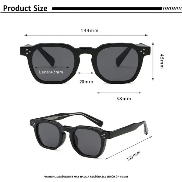 Men Sunglasses Square Plastic UV400 For Party Business