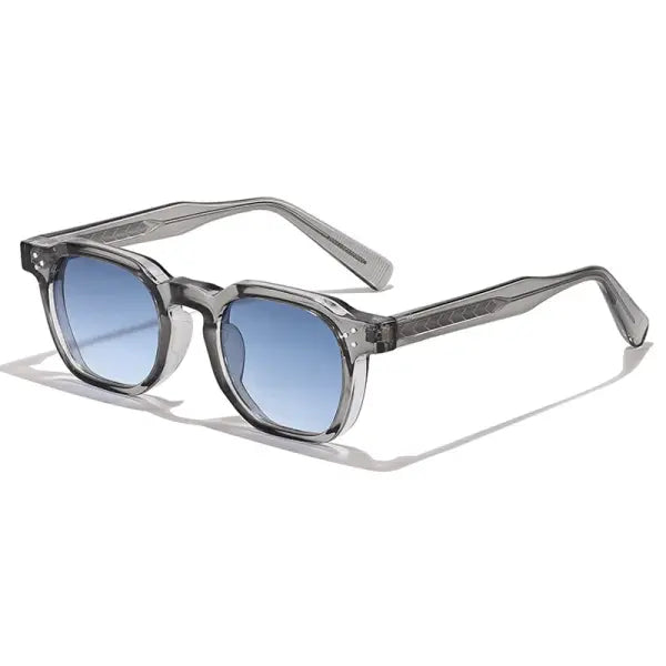 Men Sunglasses Square Plastic UV400 For Party Business - LG10 Blue / China Mainland / AS picture show