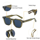 Party eyewear type small square sunglasses with UV400 model number