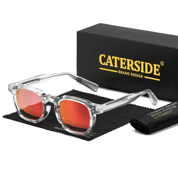 Retro Punk Men Sunglasses Small Frame Square Personalized Design Sun Glasses Women Travel Party Business Festival Gift