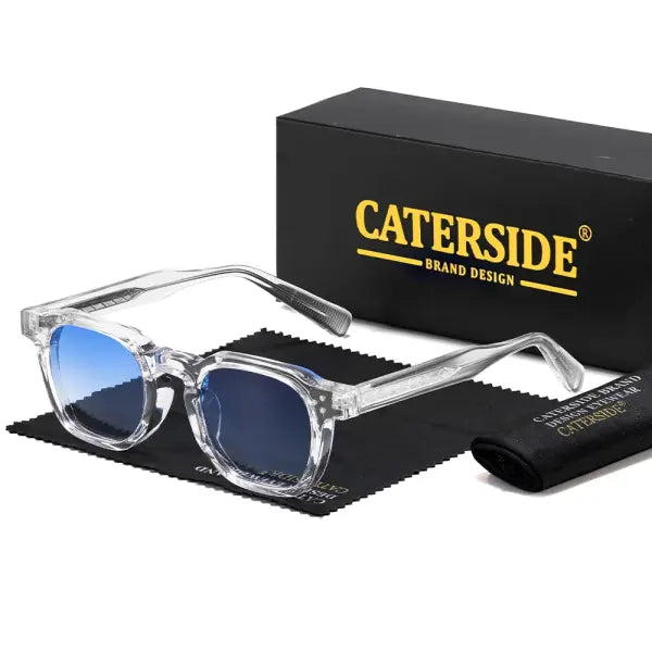 Retro Punk Men Sunglasses Small Frame Square Personalized Design Sun Glasses Women Travel Party Business Festival Gift