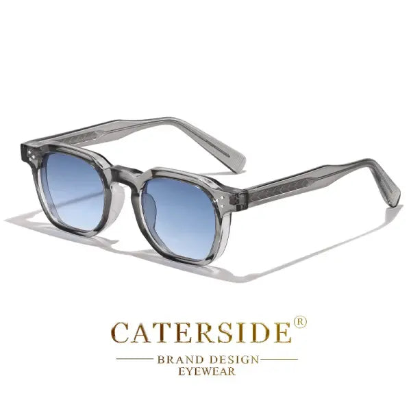 Retro Punk Men Sunglasses Small Frame Square Personalized Design Sun Glasses Women Travel Party Business Festival Gift
