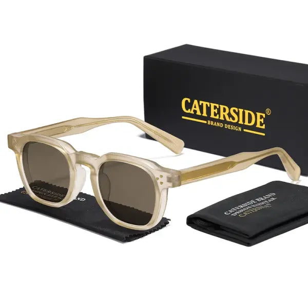 Retro Punk Men Sunglasses Small Frame Square Personalized Design Sun Glasses Women Travel Party Business Festival Gift