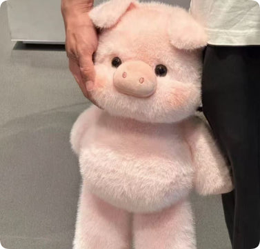 Children’s Plush Stuffed Animal for Unisex (Small) – Soft Hugging Doll - Miniature pig hoohoo / 45cm - None