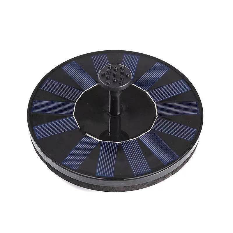Polycrystalline silicon solar hair remover fountain rockery - 16cm Polycrystalline Blue