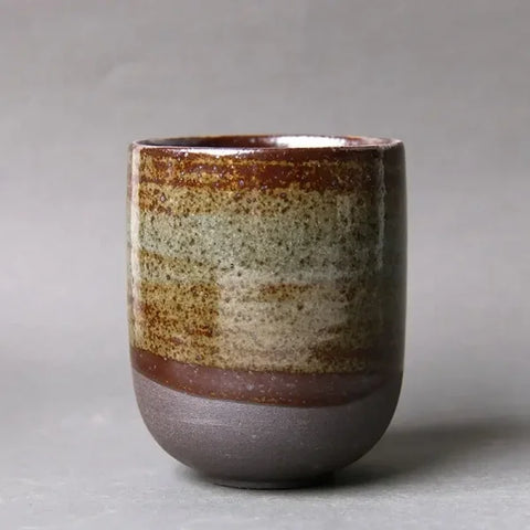 Ceramic 120ml Water & Wine Mug – Porcelain Kung Fu Tea Cups & Coffee Drinkware - F