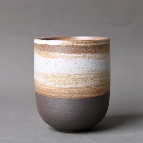 Ceramic 120ml Water & Wine Mug – Porcelain Kung Fu Tea Cups & Coffee Drinkware - G