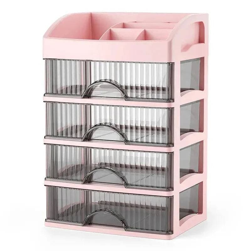 Chic Cosmetic Storage Solution: Large Capacity Drawer Makeup Box