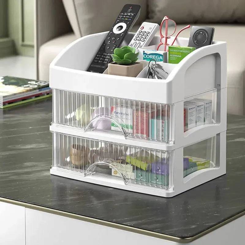 Chic Cosmetic Storage Solution: Large Capacity Drawer Makeup Box