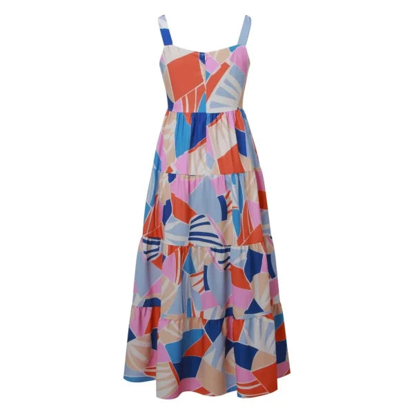 Square Neck Dress – Trendy Summer Maxi Dress for Women - clothing