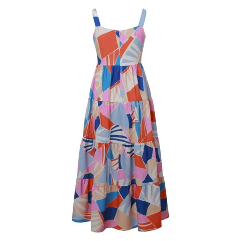 Square Neck Dress – Trendy Summer Maxi Dress for Women - clothing