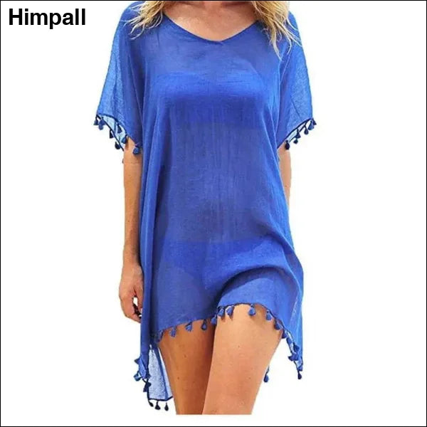 Chiffon Beach Cover-Up – Lightweight Bikini Cover-Up for Summer - 10 / CHINA