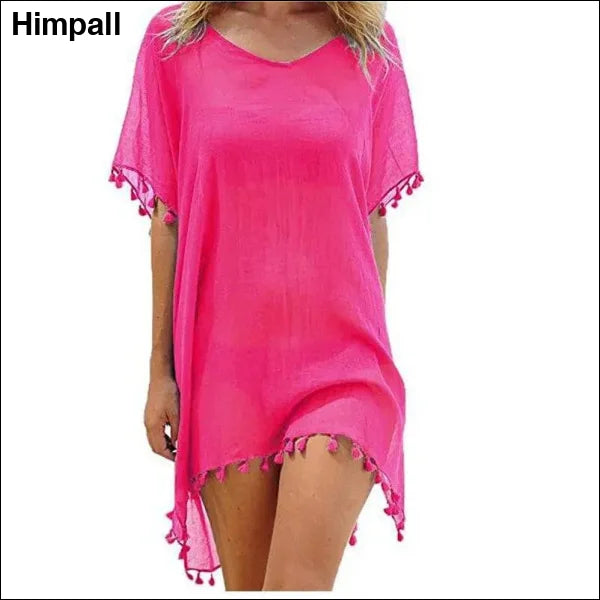 Chiffon Beach Cover-Up – Lightweight Bikini Cover-Up for Summer - 4 / CHINA