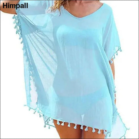 Chiffon Beach Cover-Up – Lightweight Bikini Cover-Up for Summer - 5 / CHINA