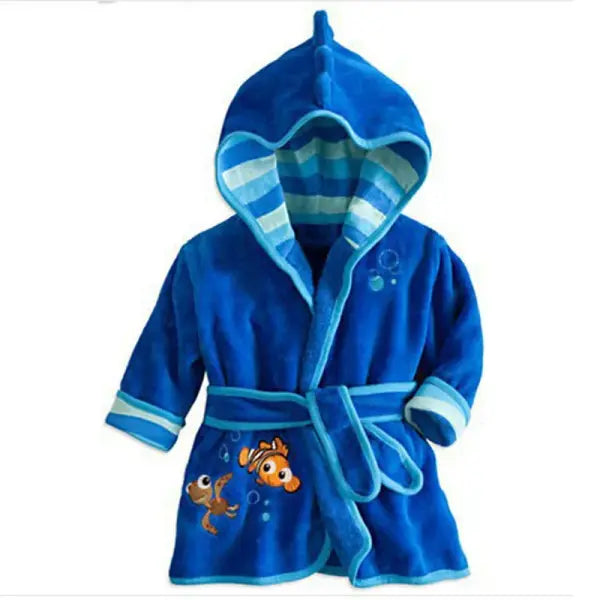 Children Pijama minnie Infantil Kids Warm Pajama mermaid Pyjamas Boys Baby Girl Animal tigger flannel Sleepwear Robe