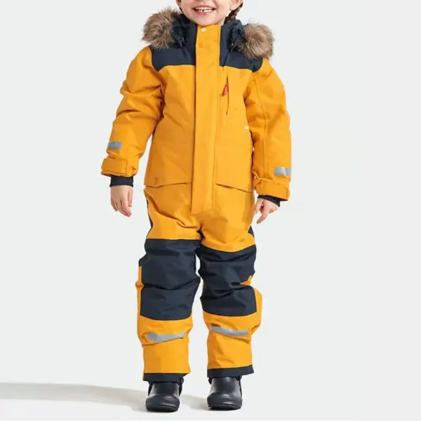 Children Ski Jumpsuit Ski Suit Boys Girls Autumn Winter Windproof Warm Outdoor Fleece Jacket Pants Kids Skiing