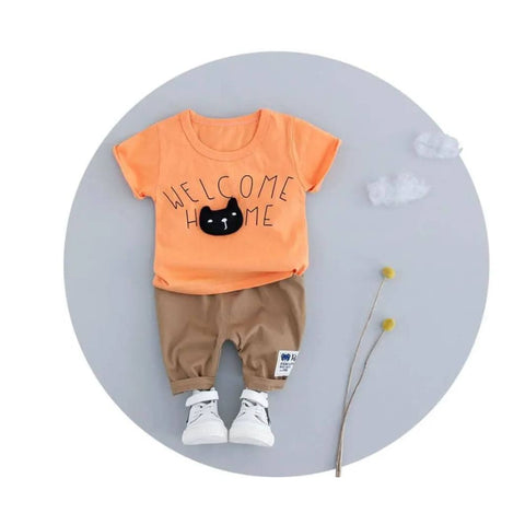 Children T-Shirt – Comfortable and Stylish T-Shirt for Kids - 100CM / Orange - clothing