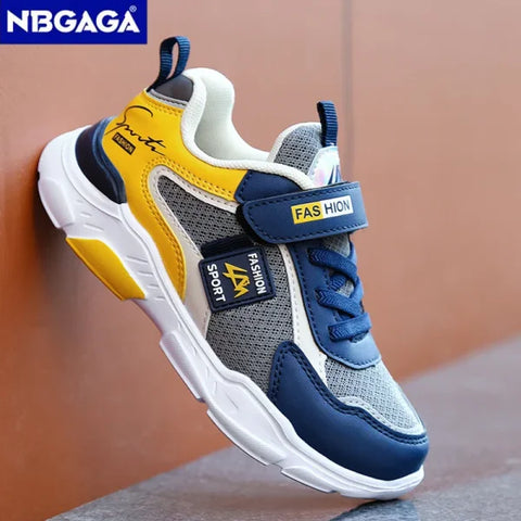 Children’s Mesh Sport Shoes – Lightweight Breathable Sneakers for Boys