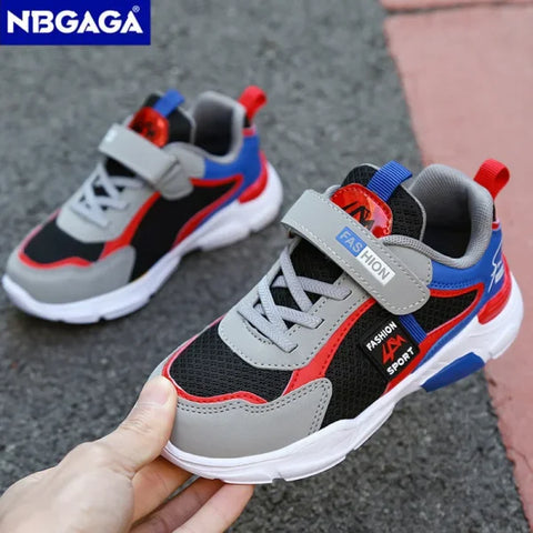 Children’s Mesh Sport Shoes – Lightweight Breathable Sneakers for Boys