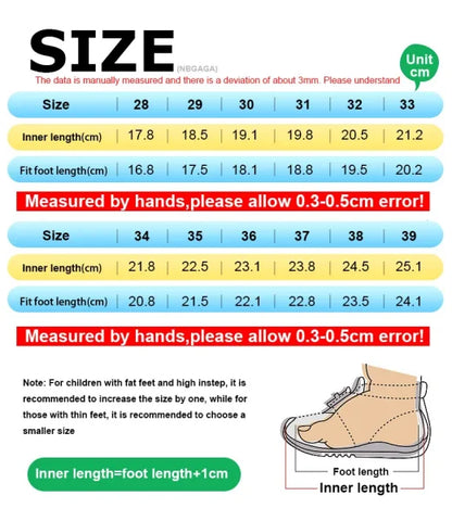 Children’s Mesh Sport Shoes – Lightweight Breathable Sneakers for Boys