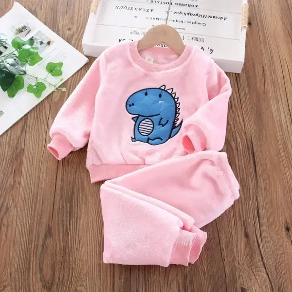 Children’s Pajama Sets Bear Tops + Pants 2Pcs Kids Pajamas Winter Girl Clothing Sets 2 To 6Years Children Clothes Boys