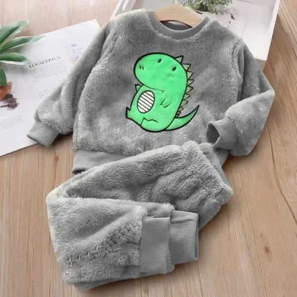 Children’s Pajama Sets Bear Tops + Pants 2Pcs Kids Pajamas Winter Girl Clothing Sets 2 To 6Years Children Clothes Boys