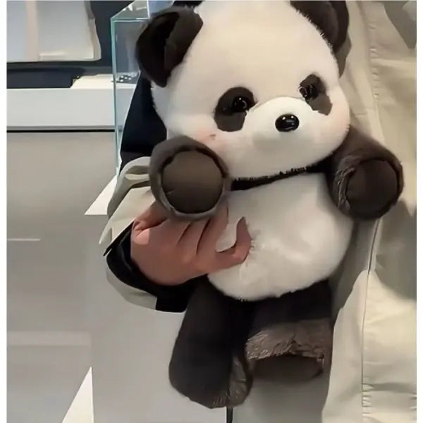 Children’s Plush Stuffed Animal for Unisex (Small) – Soft Hugging Doll - Panda black / 45cm - None