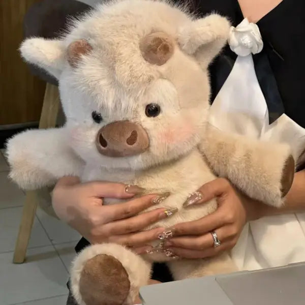 Children’s Plush Stuffed Animal for Unisex (Small) – Soft Hugging Doll - Apricot / 45cm - None