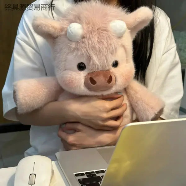 Children’s Plush Stuffed Animal for Unisex (Small) – Soft Hugging Doll - Guava Dirty Pink / 60cm - None
