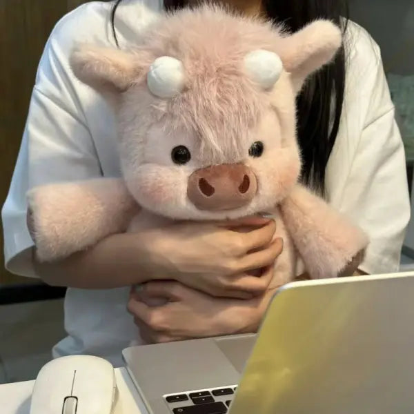 Children’s Plush Stuffed Animal for Unisex (Small) – Soft Hugging Doll - Guava Dirty Pink / 45cm - None