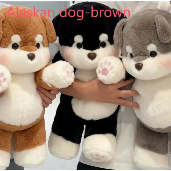 Children’s Plush Stuffed Animal for Unisex (Small) – Soft Hugging Doll - Alaskan Brown / 45cm - None
