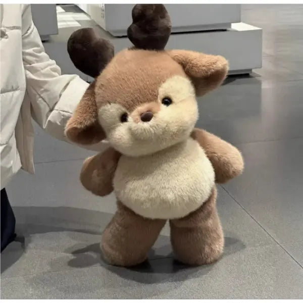 Children’s Plush Stuffed Animal for Unisex (Small) – Soft Hugging Doll - Run a deer / 58cm - None