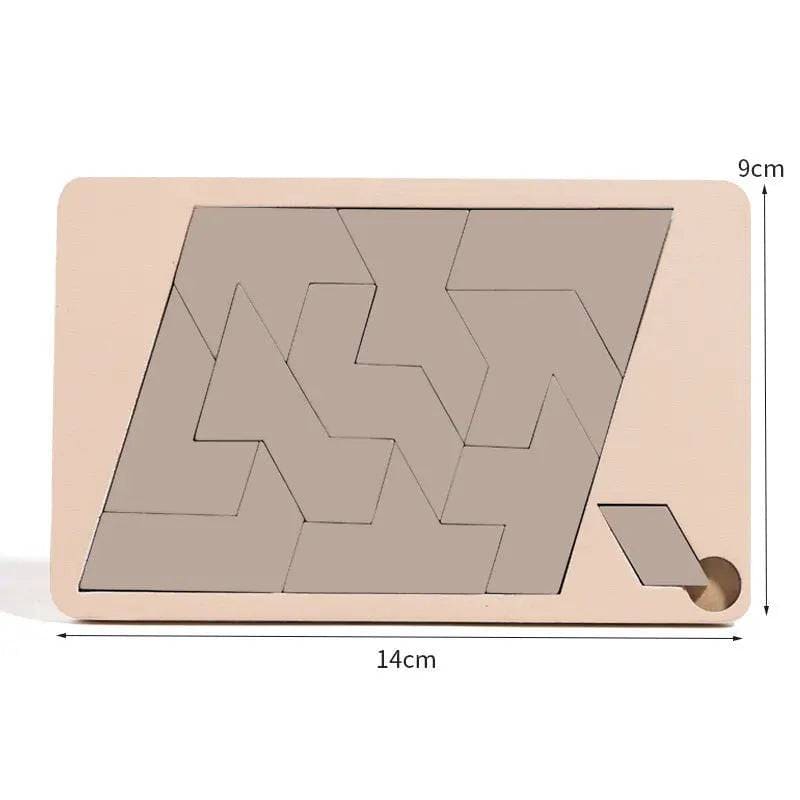 Children’s Wooden Puzzle Educational Toys - Puzzle D