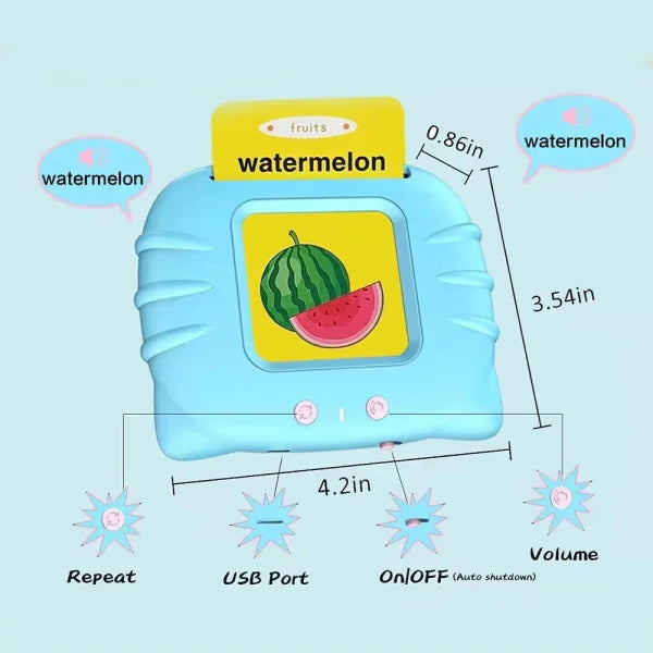 Chriyungel Talking Flashcards for Preschool Learning and Education