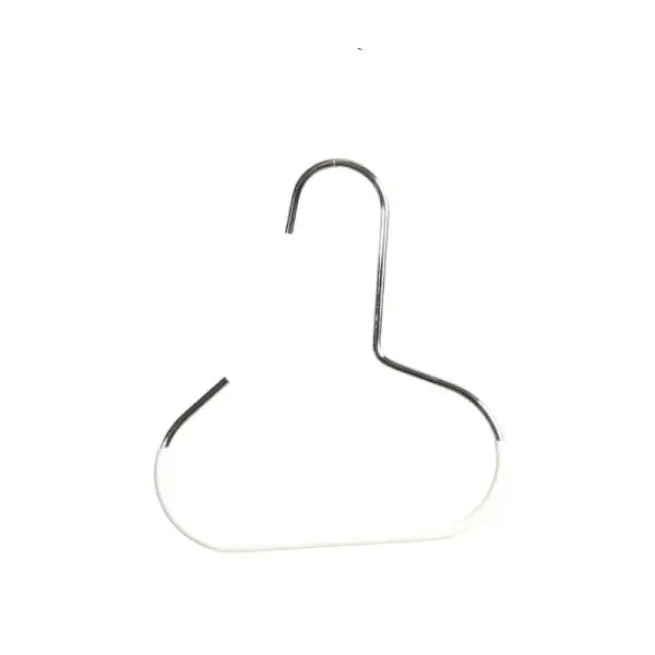 Circle Ring 8-Hat Display Rack Baseball Cap Organizer & Scarf Holder for Space-Saving Closet - White