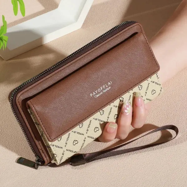 Classic Card Holder Wallet for Men (Faux Leather) – Pocket Interior - Off white