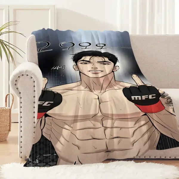 Classic Comic J-Joo Jaekyung Blanket Soft Plush Nap Sofa rug for Living Room Warm Office Bedroom Birthday Home Travel