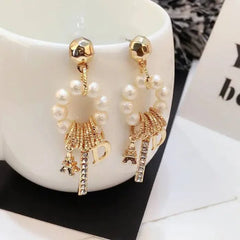 Classic Pearl Stud Earrings for Timeless Elegance and Versatility - Himpall