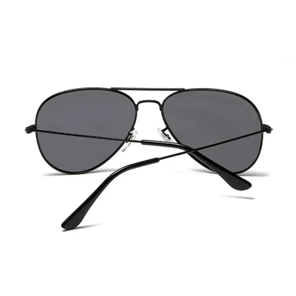 Classic Pilot Polarized Sunglasses for Men - Luxury Metal UV400 Aviation Driving Shades