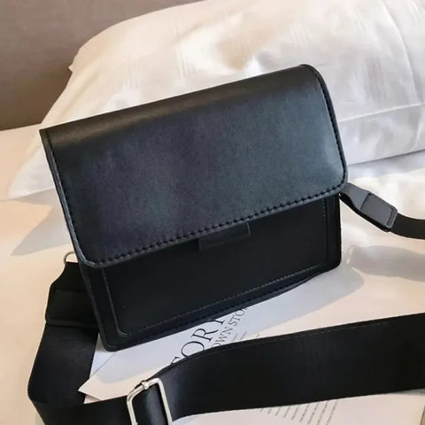 Classic PU Leather Crossbody Bag for Women – Stylish Travel Flap Handbag - Himpall