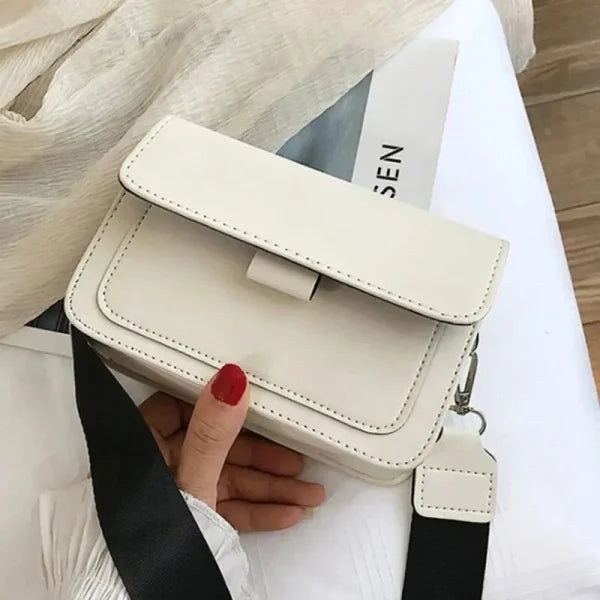 Classic PU Leather Crossbody Bag for Women – Stylish Travel Flap Handbag - Himpall