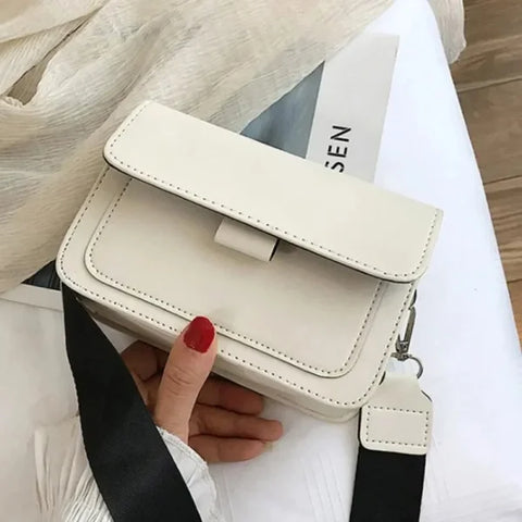 Classic PU Leather Crossbody Bag for Women – Stylish Travel Flap Handbag - Himpall