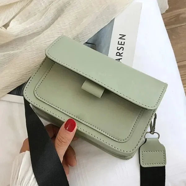 Classic PU Leather Crossbody Bag for Women – Stylish Travel Flap Handbag - Himpall