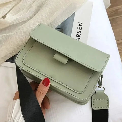 Classic PU Leather Crossbody Bag for Women – Stylish Travel Flap Handbag - Himpall